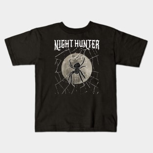 Night Hunter Spider Kids T-Shirt